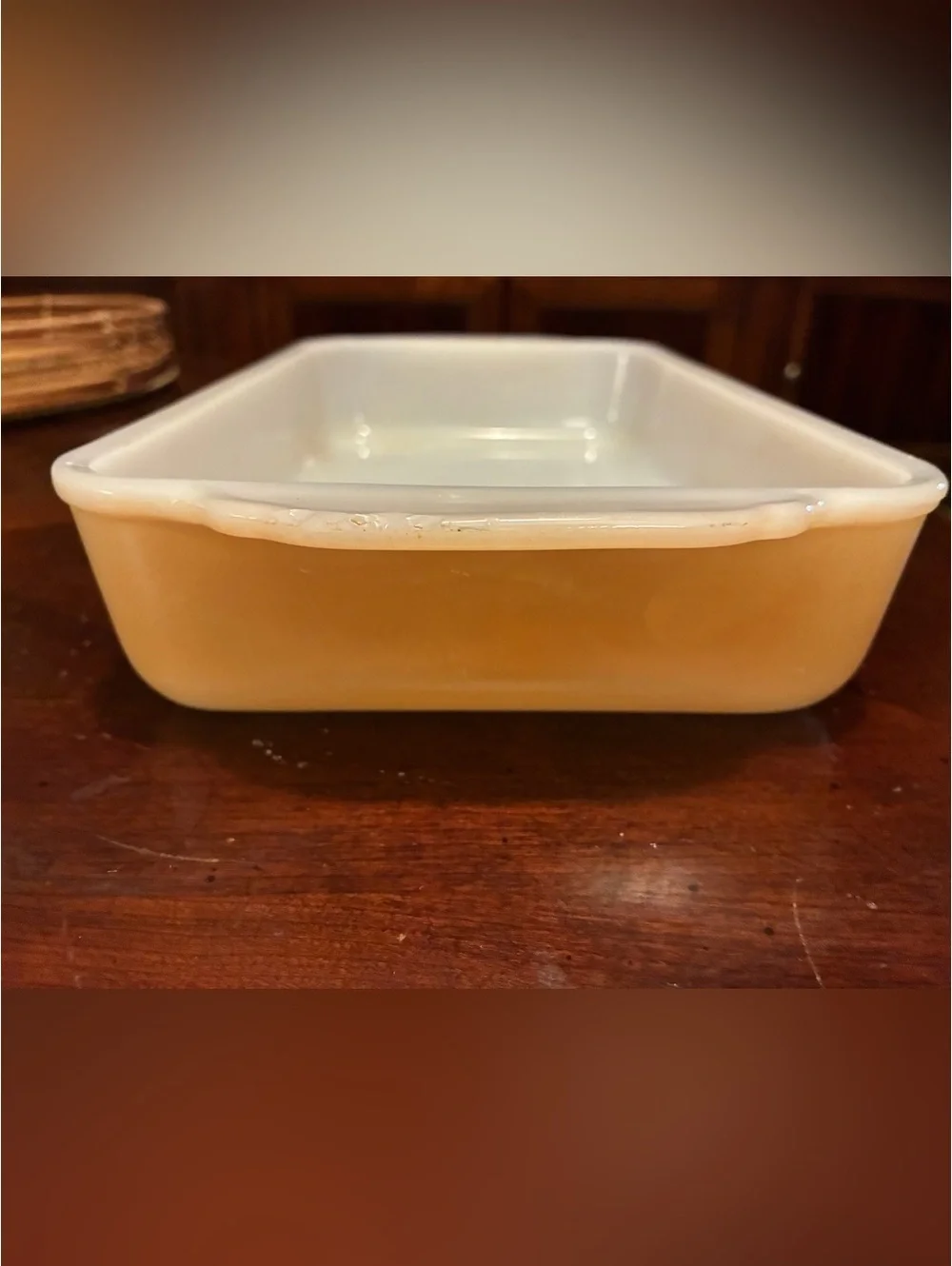 Vintage Fire-King Anchor Hocking Milk Glass 1.5 Qt Baking Dish #410 Made in USA